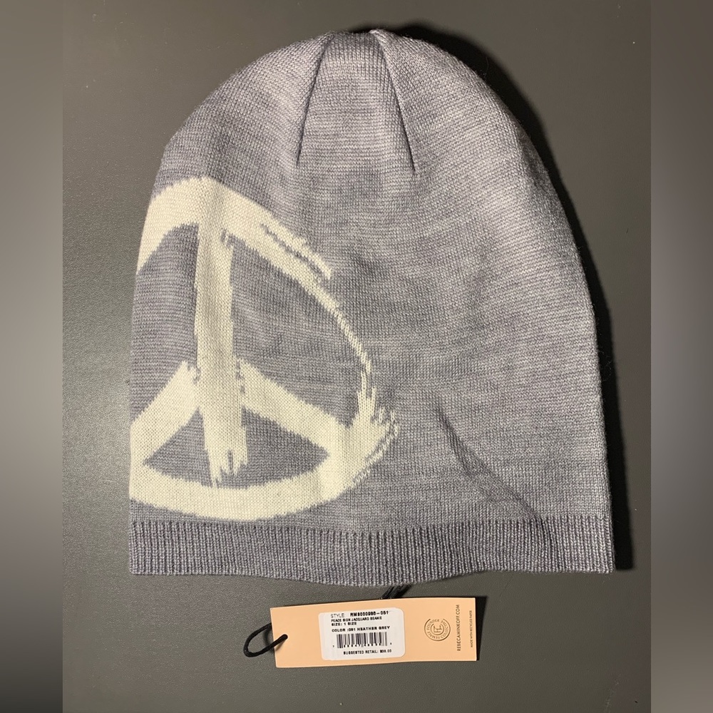 REBECCA MINKOFF PEADE SIGN JAOQUARD BEANIE
SIZE: 1 GIZE
COLOR :081 HEATHER GREY